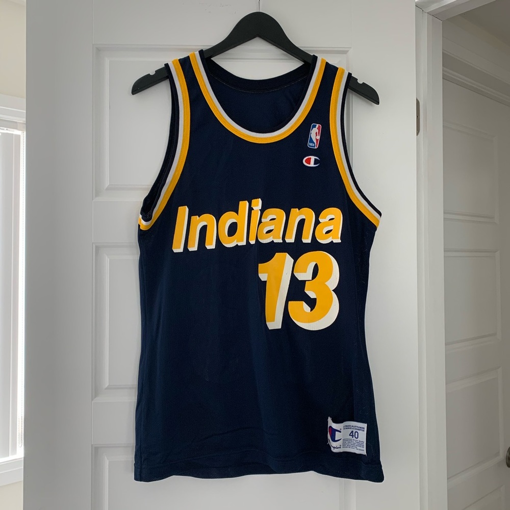 Vintage Mark Jackson Indiana Pacers Jersey